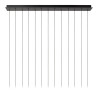 Lucide MONTANA - Suspension - LED Dim. - CCT - 13x5,7W 2700K/4000K - Fer gris - Premium