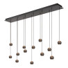 Lucide MONTANA - Suspension - LED Dim. - CCT - 13x5,7W 2700K/4000K - Fer gris - Premium