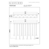 Lucide MONTANA - Suspension - LED Dim. - CCT - 13x5,7W 2700K/4000K - Fer gris - Premium