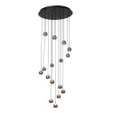 Lucide MONTANA - Suspension - LED Dim. - CCT - 16x5,7W 2700K/4000K - Fer gris - Premium