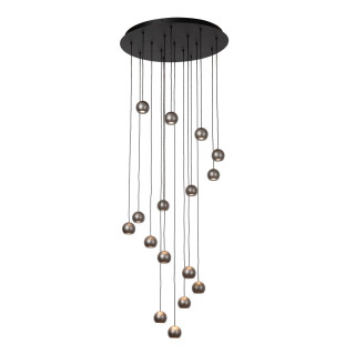 Lucide MONTANA - Suspension - LED Dim. - CCT - 16x5,7W 2700K/4000K - Fer gris - Premium