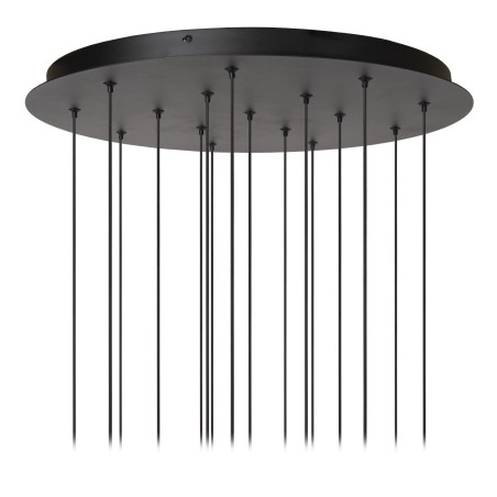 Lucide MONTANA - Suspension - LED Dim. - CCT - 16x5,7W 2700K/4000K - Fer gris - Premium