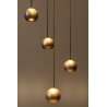 Lucide MONTANA - Suspension - LED Dim. - CCT - 16x5,7W 2700K/4000K - Convient aux mezzanines et plafonds hauts - Café - Premium