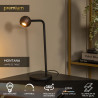 Lucide MONTANA - Lampe de table - LED Dim. - 1x5W 2700K - Café - Premium