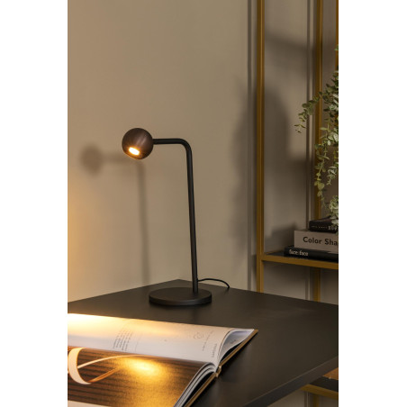 Lucide MONTANA - Lampe de table - LED Dim. - 1x5W 2700K - Café - Premium
