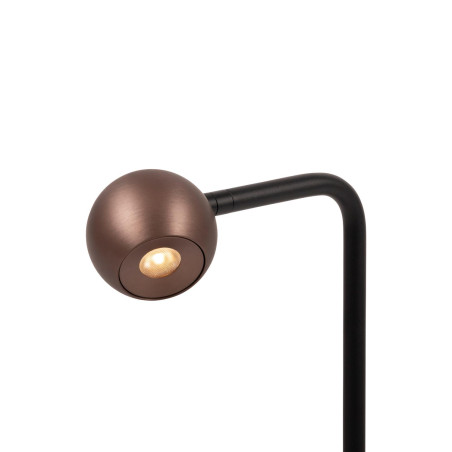 Lucide MONTANA - Lampe de table - LED Dim. - 1x5W 2700K - Café - Premium