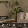 Lucide MONTANA - Lampadaire - LED Dim. - 1x6,3W 2700K - Fer gris - Premium