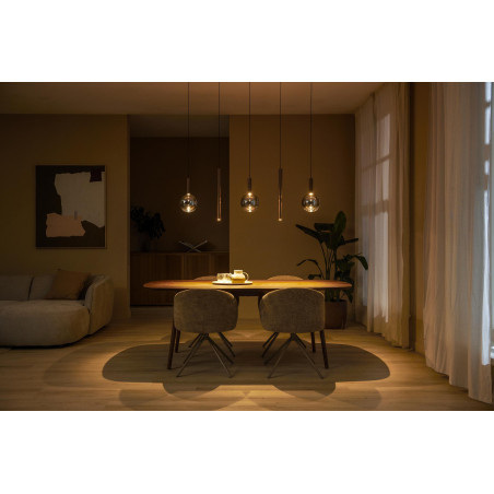 Lucide JASMINE - Suspension - LED Dim. - CCT - 5x4W 2200K/3300K - Cuivre - Premium