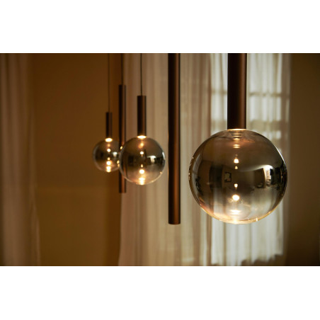 Lucide JASMINE - Suspension - LED Dim. - CCT - 5x4W 2200K/3300K - Cuivre - Premium