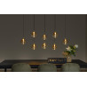 Lucide GISELA - Suspension - LED Dim. - 8x3,9W 2700K - Ambre - Premium
