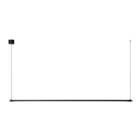 Lucide MARNIK - Suspension - Ø 2,5 cm - LED Dim. - CCT - 1x24W 2700K/4000K - Détecteur à balayage manuel - Noir - Premium
