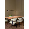 Lucide MARNIK - Suspension - Ø 2,5 cm - LED Dim. - CCT - 1x24W 2700K/4000K - Détecteur à balayage manuel - Noir - Premium