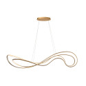 Lucide SARDANA - Suspension - LED Dim. - 1x54W 2700K - Or Mat / Laiton - Premium