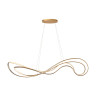 Lucide SARDANA - Suspension - LED Dim. - 1x54W 2700K - Or Mat / Laiton - Premium