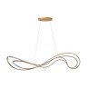 Lucide SARDANA - Suspension - LED Dim. - 1x54W 2700K - Or Mat / Laiton - Premium