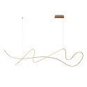 Lucide LAMBADA - Suspension - LED Dim. - 1x47W 2700K - Champagne Couleur - Premium