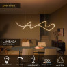 Lucide LAMBADA - Suspension - LED Dim. - 1x47W 2700K - Champagne Couleur - Premium