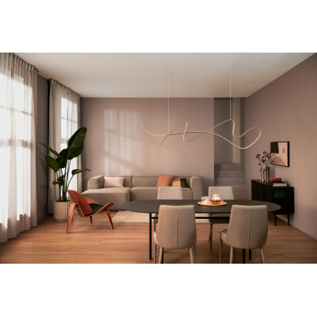 Lucide LAMBADA - Suspension - LED Dim. - 1x47W 2700K - Champagne Couleur - Premium