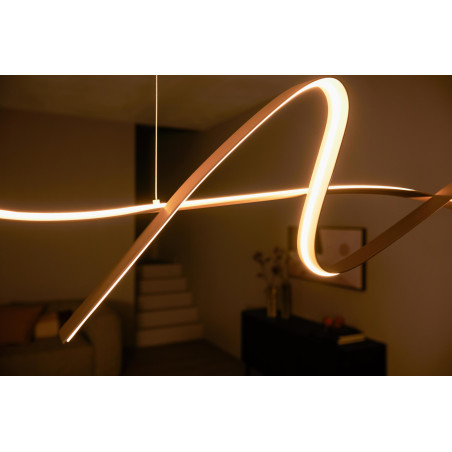 Lucide LAMBADA - Suspension - LED Dim. - 1x47W 2700K - Champagne Couleur - Premium