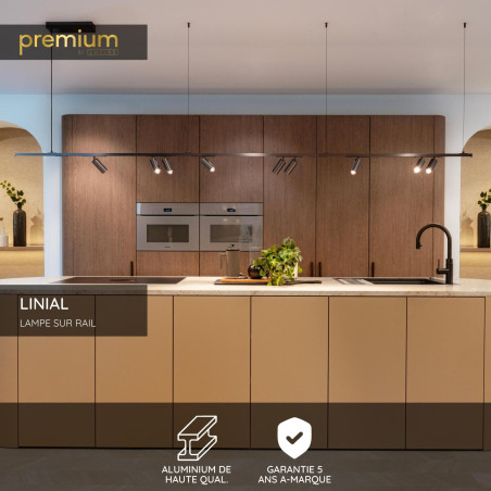Lucide Premium LINIAL Rail apparent - Smart - 48V Track - 1 mètre - Canon Fusil Mat