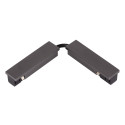 Lucide Premium LINIAL connecteur souple - Système de rail monophasé / Éclairage sur rail - Smart - 48V Track - Canon Fusil Mat