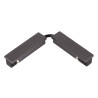 Lucide Premium LINIAL connecteur souple - Système de rail monophasé / Éclairage sur rail - Smart - 48V Track - Canon Fusil Mat