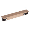 Lucide Premium LINIAL connecteur debout - Système de rail monophasé / Éclairage sur rail - Smart - 48V Track - Champagne