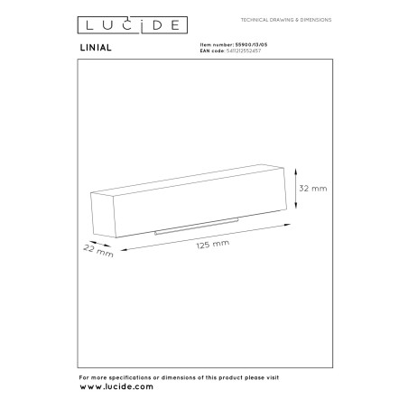 Lucide Premium LINIAL  Boîte de raccordement & Bloc de bornes - Smart - 48V Track - Champagne