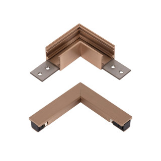Lucide Premium LINIAL connecteur en L et Rail apparent - Smart - 48V Track -Champagne