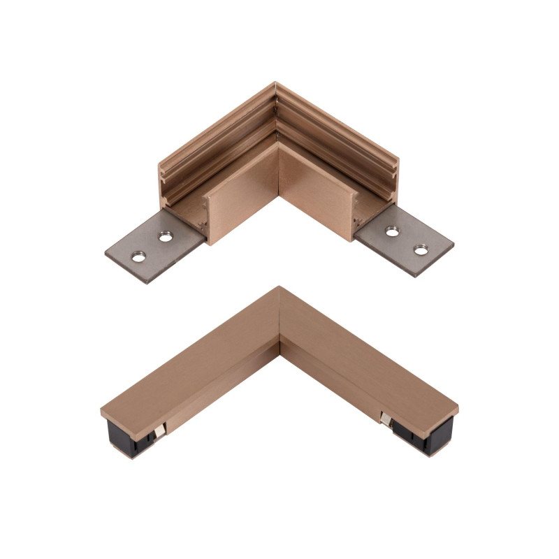 Lucide Premium LINIAL connecteur en L et Rail apparent - Smart - 48V Track -Champagne