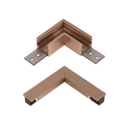 Lucide Premium LINIAL connecteur en L et Rail apparent - Smart - 48V Track -Champagne