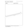 Lucide Premium LINIAL Cache/couvercle - Smart - 48V Track - 20cm - Canon Fusil Mat