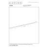 Lucide Premium LINIAL Cache/couvercle - Système de rail monophasé / Éclairage sur rail - Smart - 48V Track - 50cm - Champagne