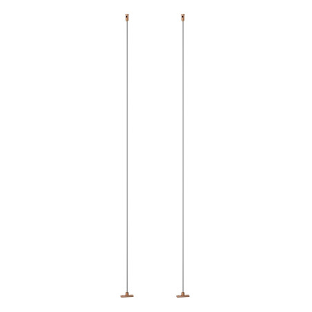 Lucide Premium LINIAL Câble de suspension - Système de rail monophasé / Éclairage sur rail - Smart - 48V Track - Champagne
