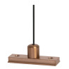 Lucide Premium LINIAL Câble de suspension - Système de rail monophasé / Éclairage sur rail - Smart - 48V Track - Champagne