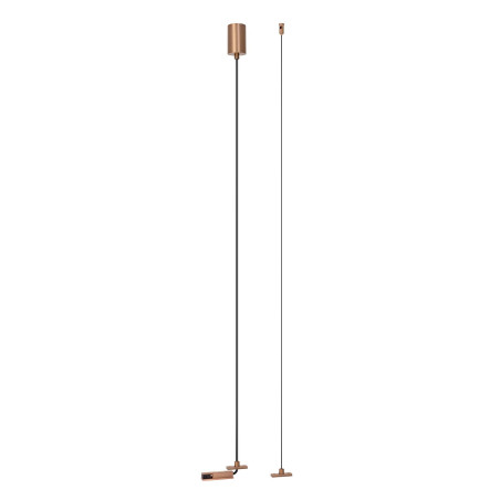 Lucide Premium LINIAL Connexion en suspension pour driver intégré - Smart - 48V Track - Champagne