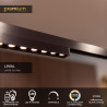 Lucide Premium LINIAL XENIAI Spot sur rail - Smart - 48V Track - LED -  Canon Fusil Mat