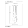 Lucide JASMINE - Suspension - Ø 75 cm - LED Dim. - CCT - 12x4,5W 2200K/3300K - Cuivre - Premium
