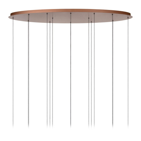 Lucide JASMINE - Suspension - LED Dim. - CCT - 14x4,4W 2200K/3300K - Cuivre - Premium