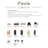 Pavie, buffet 233 cm. - 2-portes + 2-tiroirs + 3-niches (+ LED) - Henders and Hazel