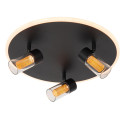Lucide EVERINA - Plafonnier - Ø 40 cm - LED Dim. - CCT - 2200K/6500K - Noir - Essential
