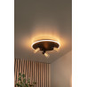 Lucide EVERINA - Plafonnier - Ø 40 cm - LED Dim. - CCT - 2200K/6500K - Noir - Essential