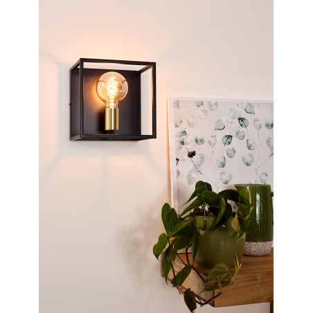 Lucide RUBEN - Applique murale - 1xE27 - Noir