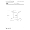 Lucide RUBEN - Applique murale - 1xE27 - Noir