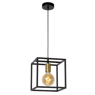 Lucide RUBEN - Suspension - 1xE27 - Noir