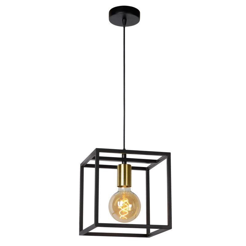 Lucide RUBEN - Suspension - 1xE27 - Noir