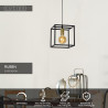 Lucide RUBEN - Suspension - 1xE27 - Noir