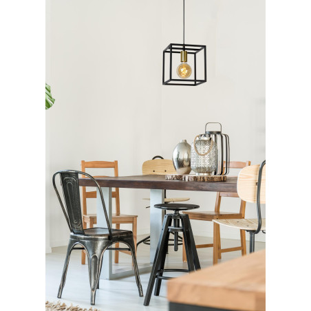 Lucide RUBEN - Suspension - 1xE27 - Noir
