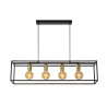 Lucide RUBEN - Suspension - 4xE27 - Noir