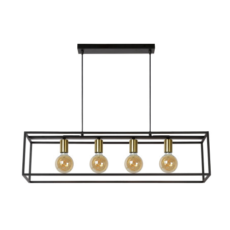 Lucide RUBEN - Suspension - 4xE27 - Noir
